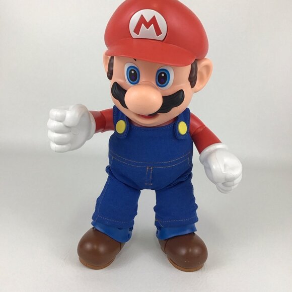 Super Mario Bros It's -A Me Mario Talking Action Figure 12" Doll 2020 Jakks Toy - Picture 1 of 7